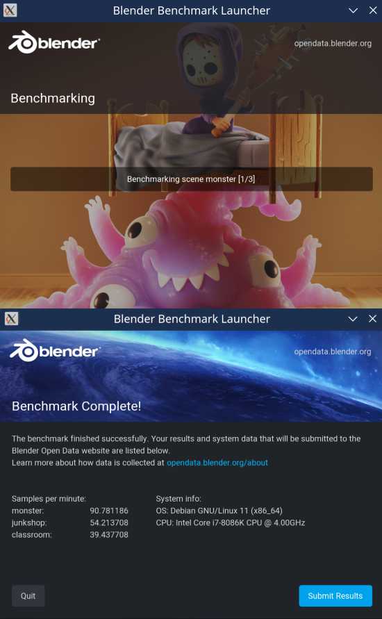 Blender Benchmark